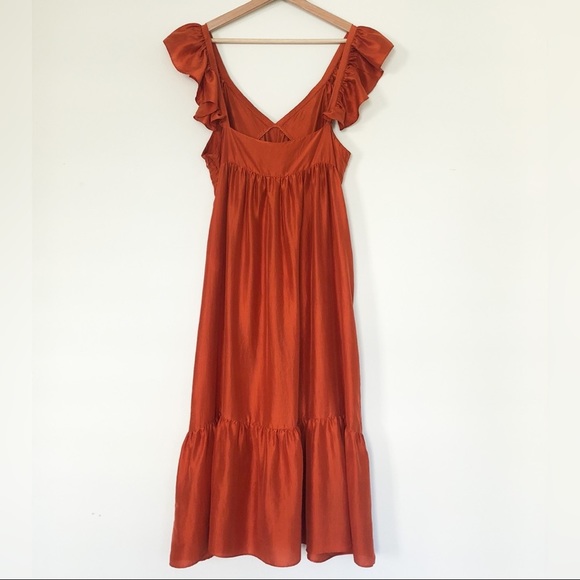 Masscob Acacia Ruffled Silk Dress - Picture 7 of 16